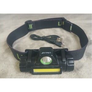 LitezAll Rechargeable LED Headlamp Magnetic Detachable Work Light with USB Cable